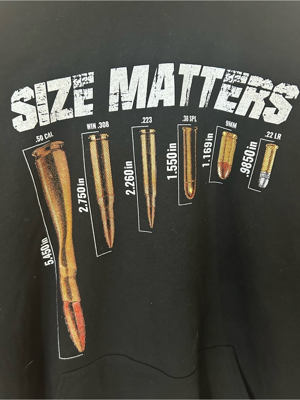 Grunt Style Men's Size XXL “Size Matters” Pullover Hoodie - Picture 4 of 9